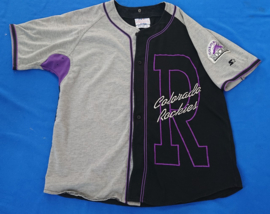 VINTAGE 90S STARTER JERSEY ( LICHT GEBRUIKT ) COLORADO ROCKIES