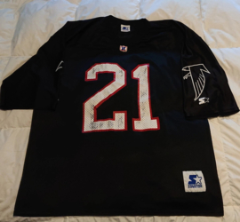 VINTAGE 90S STARTER JERSEY ( LICHT GEBRUIKT ) ATLANTA FALCONS ( ZELDZAAM )