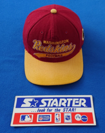VINTAGE 90S STARTER SCRIPT PET ( LICHT GEBRUIKT ) WASHINGTON REDSKINS ( ZELDZAAM )