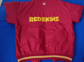 VINTAGE 90S STARTER PUFFER JAS + ARCH PET ( LICHT GEBRUIKT ) WASHINGTON REDSKINS