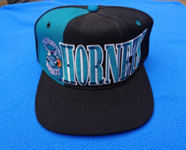 VINTAGE 90S STARTER PET TRI POWER+TAG DEADSTOCK CHARLOTTE HORNETS ( ZELDZAAM )