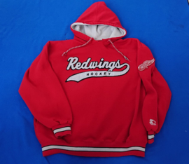 VINTAGE 90S STARTER SCRIPT CAPUCHON TRUI ( LICHT GEBRUIKT ) DETROIT RED WINGS