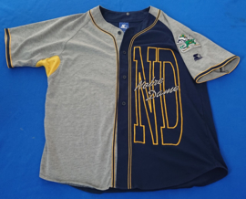 VINTAGE 90S STARTER JERSEY ( LICHT GEBRUIKT ) NOTRE DAME FIGHTING IRISH