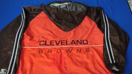 VINTAGE 90S STARTER WINDBREAKER ( LICHT GEBRUIKT ) CLEVELAND BROWNS ( ZELDZAAM )