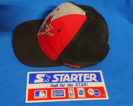 VINTAGE 90S STARTER TWO TONE PET ( GEBRUIKT ) RUNNIN REBELS ( EXTREEM ZELDZAAM