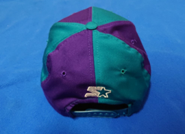 VINTAGE 90S STARTER PINWHEEL PET ( LICHT GEBRUIKT ) CHARLOTTE HORNETS