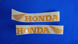 STICK SET HONDA 20 BIJ 2 GEEL VOOR TANK,KAPPEN ETC