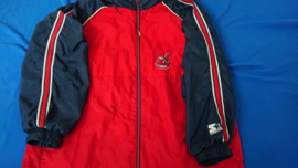 VINTAGE 90S STARTER WINDBREAKER ( 3 ) ( LICHT GEBRUIKT ) CLEVELAND INDIANS