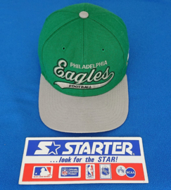 VINTAGE 90S STARTER SCRIPT PET ( LICHT GEBRUIKT ) PHILADELPHIA EAGLES ( ZELDZAAM )