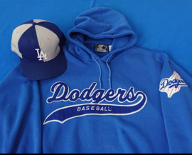 VINTAGE 90S STARTER SCRIPT CAPUCHON TRUI+PINWHEEL PET ( LICHT GEBRUIKT ) LOS ANGELES DODGERS ( ZEER ZELDZAAM )