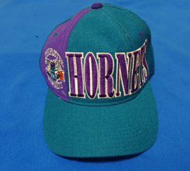 VINTAGE 90S STARTER TRI POWER PET ( LICHT GEBRUIKT ) CHARLOTTE HORNETS