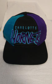 VINTAGE 90S STARTER TRI POWER GRAFFITI PET ( LICHT GEBRUIKT ) CHARLOTTE HORNETS ( ZELDZAAM )