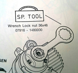 SP-T VOOR VARIO + ACHT POELIE OUD MODEL