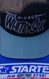 VINTAGE 90S STARTER GRAFFITI PET ( LICHT GEBRUIKT ) CHICAGO WHITE SOX ( EXTREEM ZELDZAAM )