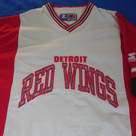 VINTAGE 90S STARTER T-SHIRT ( LICHT GEBRUIKT ) DETROIT RED WINGS