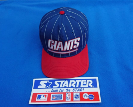 VINTAGE 90S STARTER PINSTRIPE ( LICHT GEBRUIKT ) NEW YORK GIANTS ZELDZAAM