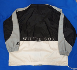 VINTAGE 90S STARTER WINDBREAKER ( 2 ) ( LICHT GEBRUIKT ) CHICAGO WHITE SOX ( ZELDZAAM )