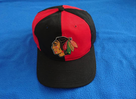 VINTAGE 90S STARTER PINWHEEL PET ( LICHT GEBRUIKT ) CHICAGO BLACKHAWKS