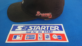 VINTAGE 90S STARTER TWO TONE PET ( LICHT GEBRUIKT ) ATLANTA BRAVES ( ZELDZAAM )