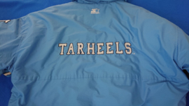 VINTAGE 90S STARTER PUFFER ( LICHT GEBRUIKT ) CAROLINA TAR HEELS ( ZEER ZELDZAAM )