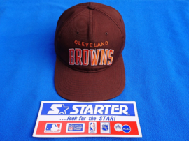 VINTAGE 90S STARTER ARCH PET (LICHT GEBRUIKT ) CLEVELAND BROWNS ( ZELDZAAM )