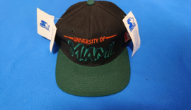 VINTAGE 90S STARTER GRAFFITI PET ( NIEUW ) + TAGS MIAMI HURRICANES ( 2LIVECREW ) ( ZELDZAAM )