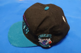 VINTAGE 90S STARTER  GRAFFITI PET ( NIEUW ZOND TAGS ) CHARLOTTE HORNETS