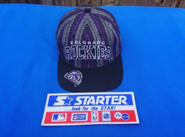 VINTAGE 90S STARTER ARCH ( 2 ) PET ( LICHT GEBRUIKT ) COLORADO ROCKIES ( ZEER ZELDAAM )
