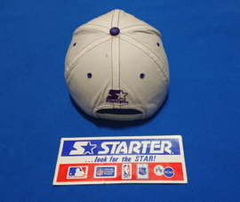 VINTAGE 90 STARTER ACADEMY ARCH PET WIT (  LICHT GEBRUIKT ) LOS ANGELES LAKERS ZEER ZELDZAAM