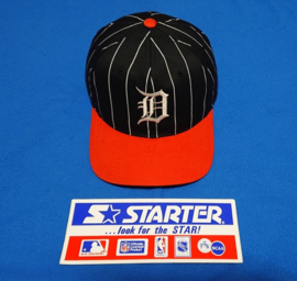 VINTAGE 90S STARTER PINSTRIPE PET ( LICHT GEBRUIKT ) DETROIT TIGERS ( ZELDZAAAAM )