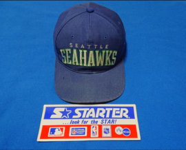 VINTAGE 90S STARTER ARCH WOL PET ( GEBRUIKT ) SEATTLE SEAHAWKS ( ZELDAAAM )