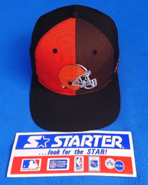 VINTAGE 90S STARTER TWO TONE PET ( LICHT GEBRUIKT ) CLEVELAND BROWNS ( ZEER ZELDZAAM )