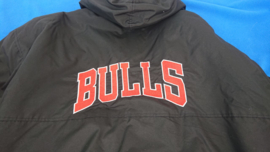 VINTAGE 90S STARTER PUFFER JAS ( 1 ) ( LICHT GEBRUIKT ) CHICAGO BULLS