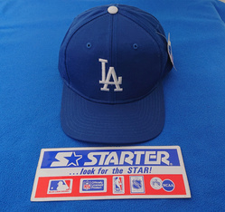 VINTAGE 90S STARTER PET ( NIEUW MET TAG ) LOS ANGELES DODGERS ZEER ZELDZAAM