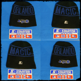 VINTAGE 90S STARTER MUTS ( 2 ) ( LICHT GEBRUIKT ) ORLANDO MAGIC ( ZELDZAAM )