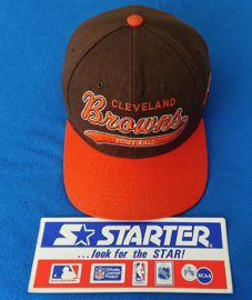 VINTAGE 90S STARTER SCRIPT PET ( LICHT GEBRUIKT ) CLEVELAND BROWNS ( ZEER ZELDZAAM )