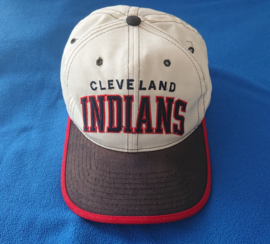 VINTAGE 90 STARTER ACADEMY ARCH PET WIT ( ZELDZAAM ) ( LICHT GEBRUIKT ) CLEVELAND INDIANS