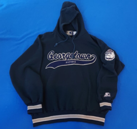 VINTAGE 90S STARTER SCRIPT CAPUCHON TRUI ( LICHT GEBRUIKT ) GEORGETOWN HOYAS ( ZELDZAAM )