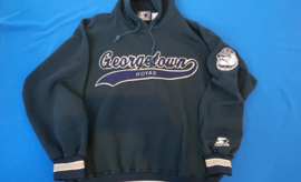 VINTAGE 90S STARTER SCRIPT CAPUCHON TRUI ( LICHT GEBRUIKT ) GEORGETOWN HOYAS ( ZELDZAAM )
