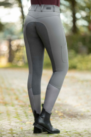 Lauria Garrelli Rijbroek 'Liana Highwaist', Full Seat, WIT