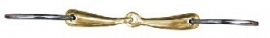Enkel gebroken watertrens, Argentaan, 18 mm dik