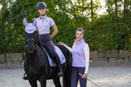 Equestrian Royal Rijlegging 'Lavender Bay', Siliconen Grip