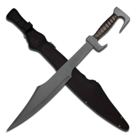 300 - King Leonidas Spartan Sword - Black - Full Size