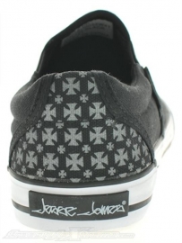 WCC BLACK SLIP ON SHOES - `After Riding`  Low Top Sneakers