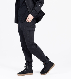 John Doe - Biker Protection Pants - Regular Cargo Mono Black/Black