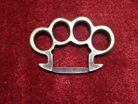 Belt Buckle - Knuckle-Duster Brass