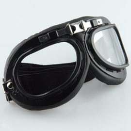 Goggles - Red Baron style - Black