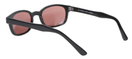 Sunglasses - Classic KD's - Matte Black/Rose Lens