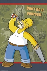 Poster - Homer Simpson Don`t Do It Yourself!