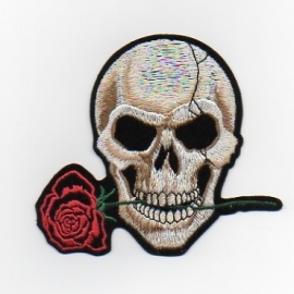224 - Patch - Skull with Red Rose - Alchemist